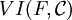 VI(F,\mathcal C)